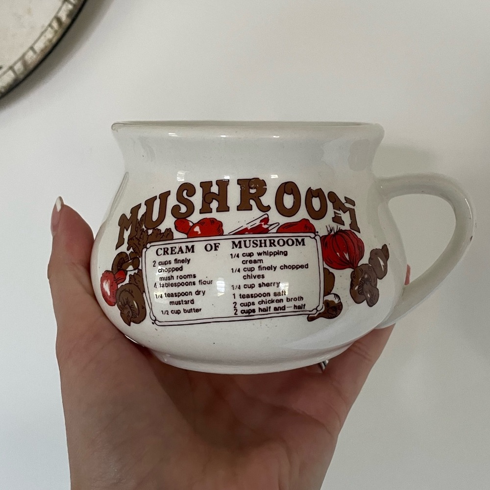 Cream of Mushroom Soup Vintage Mug